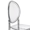 Fabulaxe Modern Acrylic Crystal Ice Chair, Florence Dining Chair, Stackable Transparent Seating QI004660.CL - alternate 5
